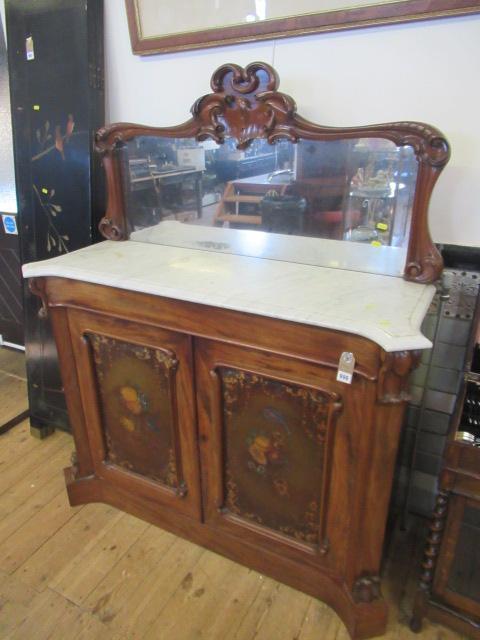 PAINTED CHIFFONIER WITH MIRROR Image