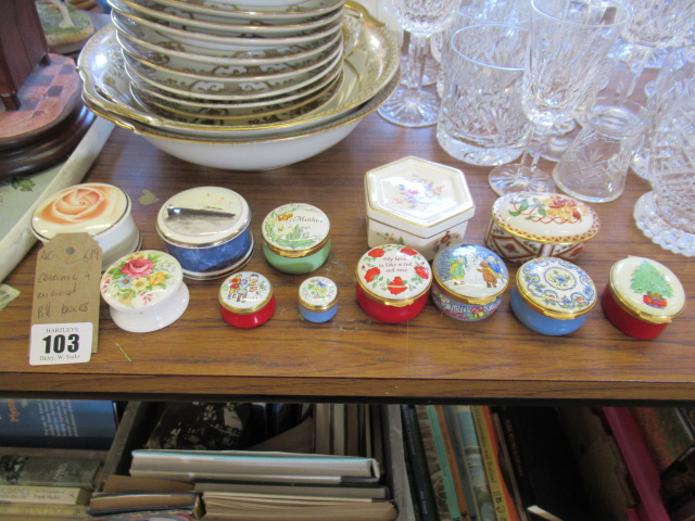 CRUMMLES AND OTHER ENAMEL BOXES ETC Image