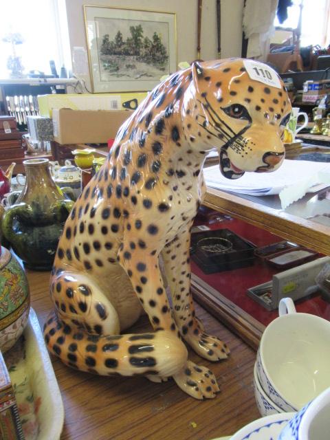 POTTERY MODEL OF A CHEETAH Image