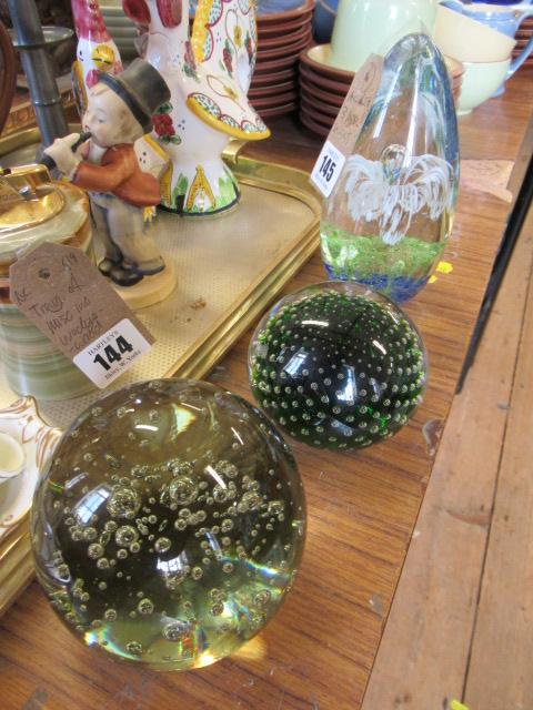 THREE PAPERWEIGHTS Image