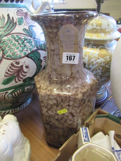 BROWN WEST GERMAN VASE Image