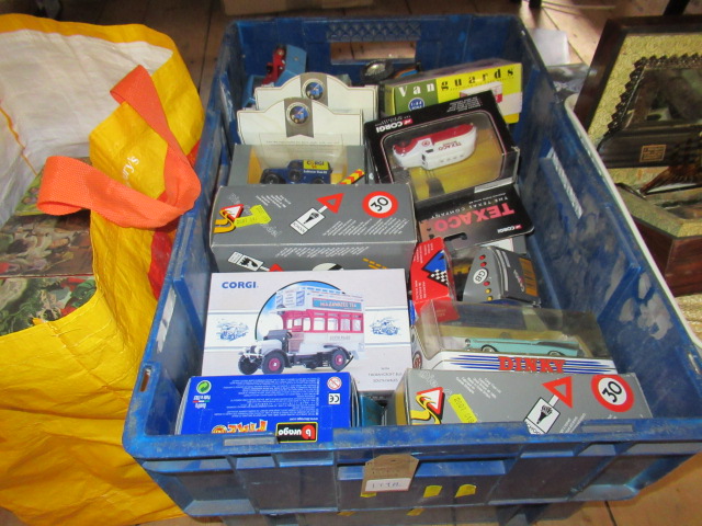 BOX OF MODEL CARS ETC Image
