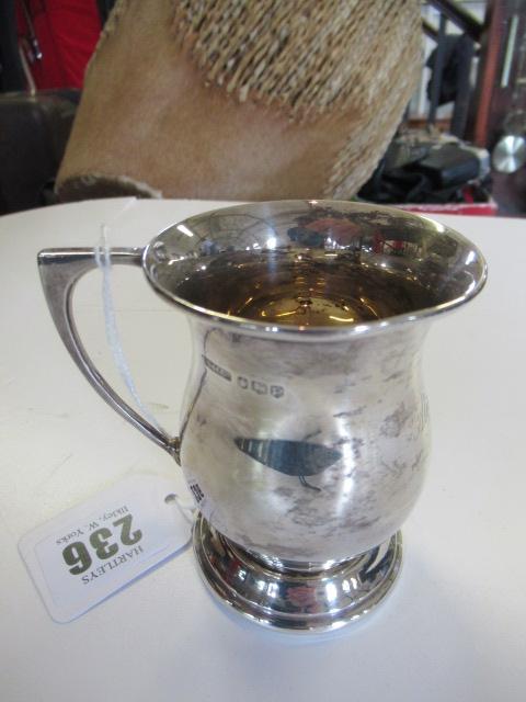 SILVER CHRISTENING MUG Image