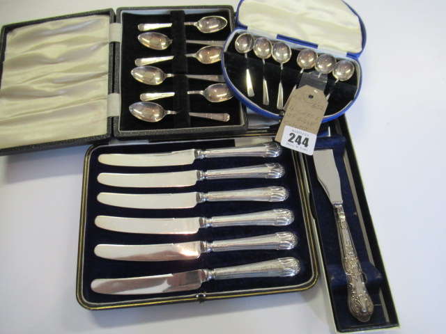 FOUR CASES OF SILVER CUTLERY Image