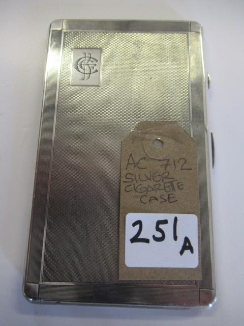 SILVER CIGARETTE CASE Image