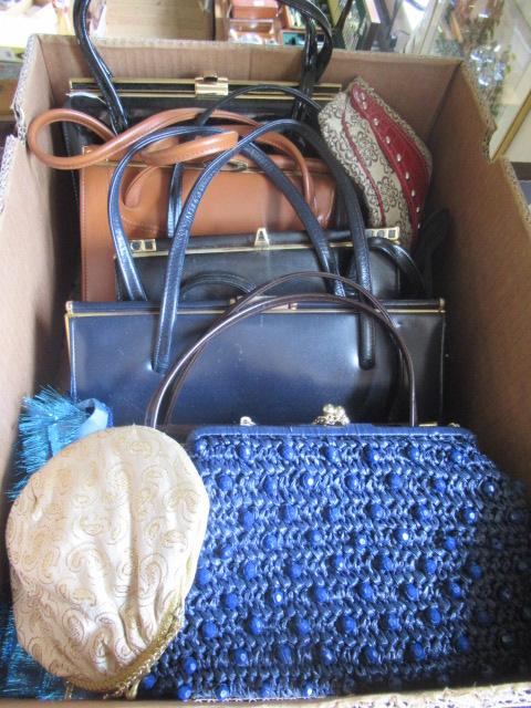 BOX OF HANDBAGS Image