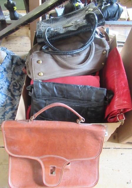 BOX OF HANDBAGS Image