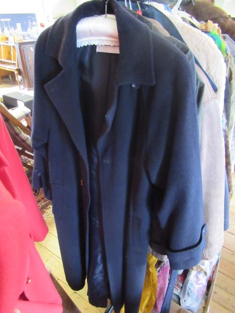 LADY'S RED WOOL VIYELLA JACKET AND TWO COATS ETC Image