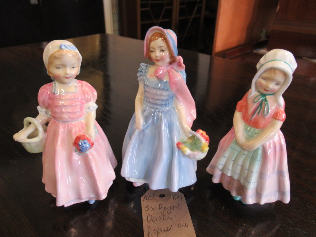 THREE ROYAL DOULTON FIGURES Image