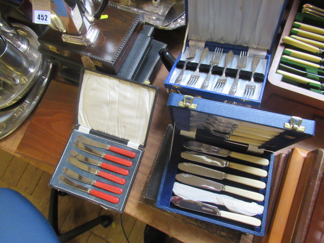 FIVE BOXED CUTLERY SETS ETC Image
