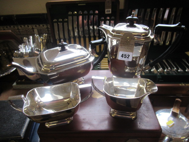 FOUR PIECE EPNS TEA SERVICE Image