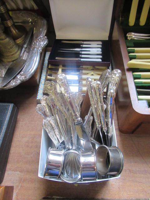 QUANTITY OF EPNS CUTLERY Image
