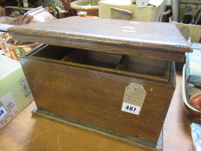 OAK SEWING BOX Image
