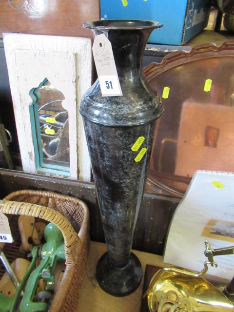 TALL METAL VASE Image