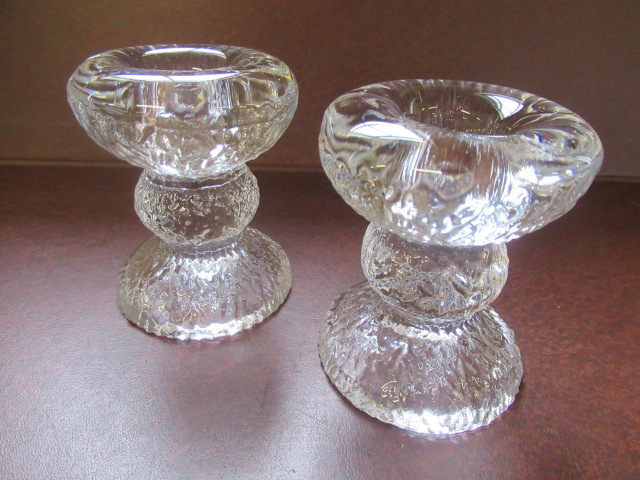 PAIR OF SCANDINVIAN CANDLESTICKS Image