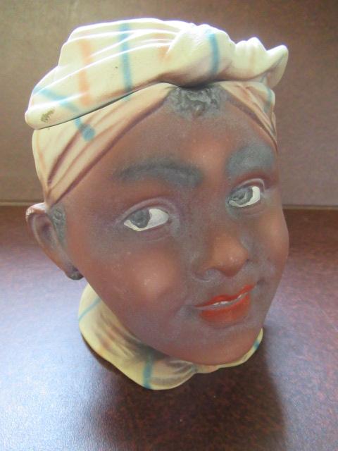 BISQUE AMERICAN TOBACCO JAR Image