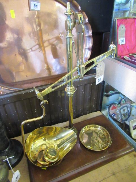 BRASS WEIGHING SCALES AND WEIGHTS Image