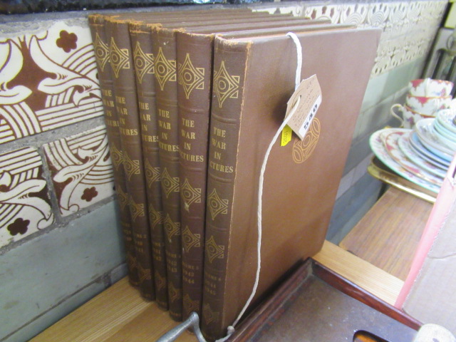 SIX VOLUME SET THE WAR IN PICTURES Image