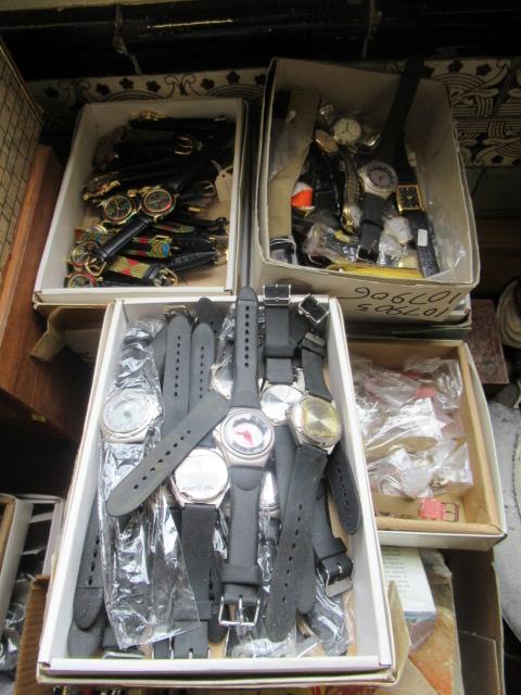 FOURTEEN BOXES OF WATCHES Image