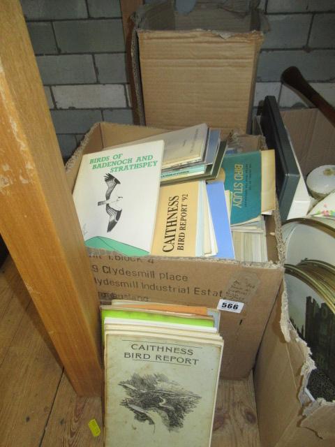 BOX OF SCOTTISH BIRD REPORTS AND ANOTHER Image