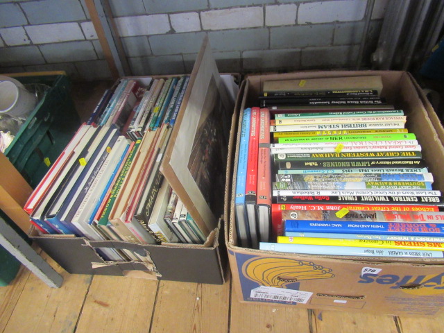 TWO BOXES OF RAILWAY BOOKS Image