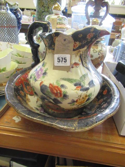 CHINESE JUG AND BOWL Image