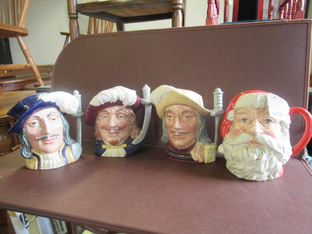 ROYAL DOULTON SANTA CHARACTER JUG AND THREE OTHERS Image
