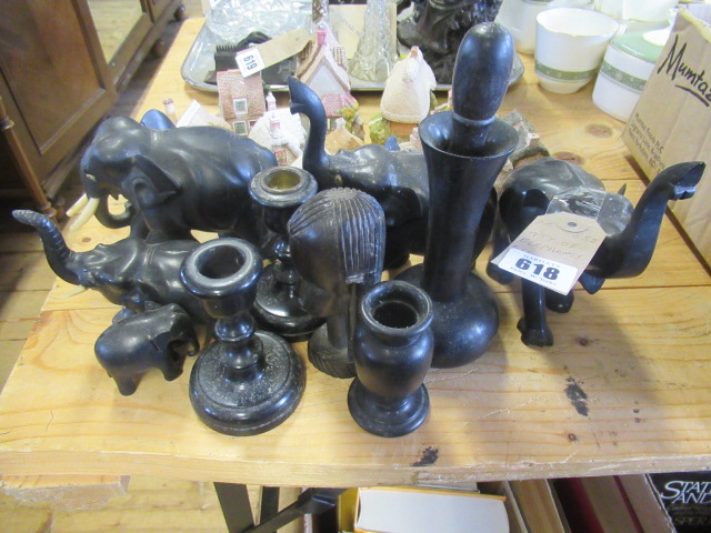 QUANTITY OF ELEPHANT SCULPTURES Image