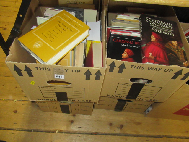 FOUR BOXES OF BOOKS Image