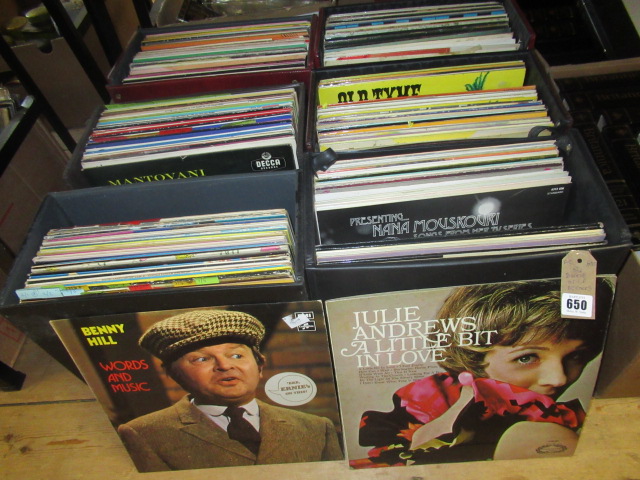 SIX BOXES OF LP RECORDS Image