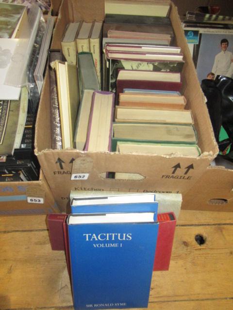 BOX OF BOOKS INCLUDING FOLIO EDITIONS Image