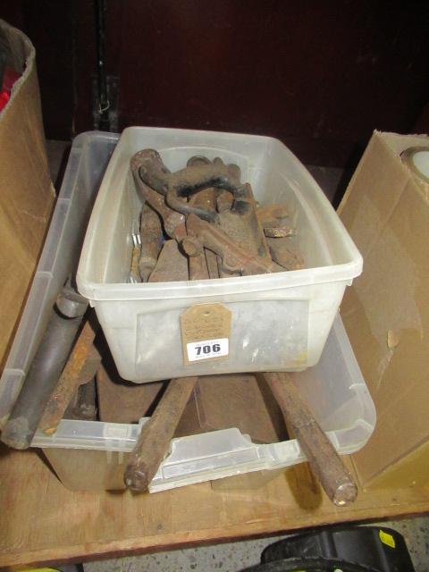 TWO BOXES OF VINTAGE TOOLS Image