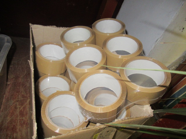 THIRTY SIX ROLLS OF PACKING TAPE Image