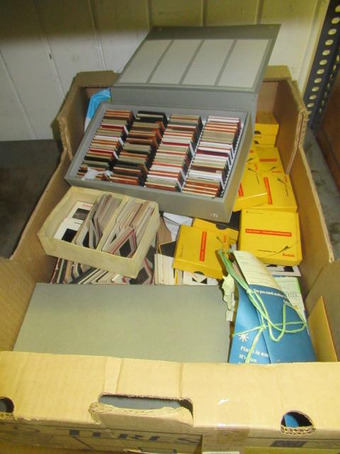 LARGE BOX OF PHOTOGRAPHIC SLIDES Image
