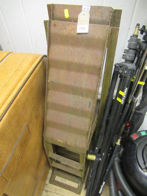 PAIR OF METAL CAR RAMPS Image