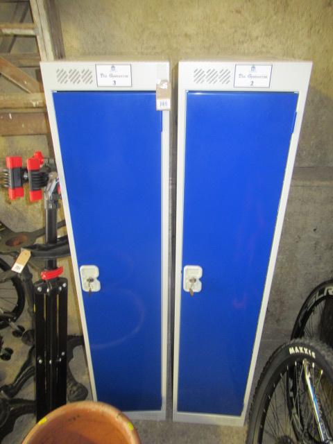 PAIR OF METAL LOCKERS Image