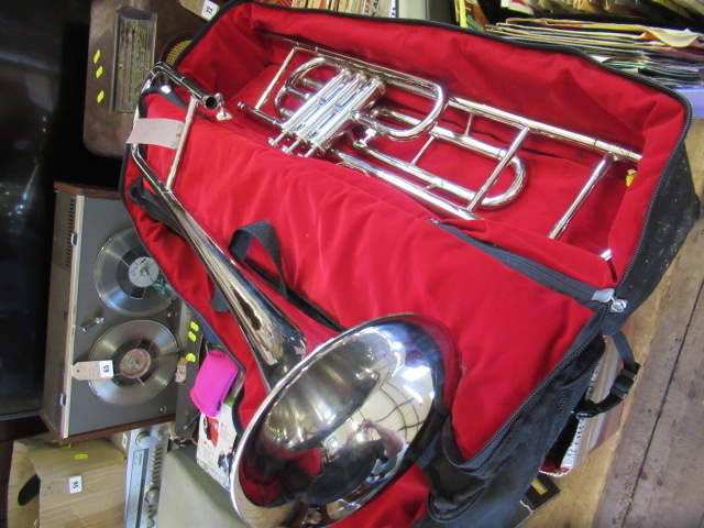 TROMBONE AND CASE Image