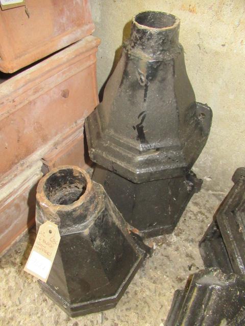 FOUR BLACK IRON HOPPERS Image