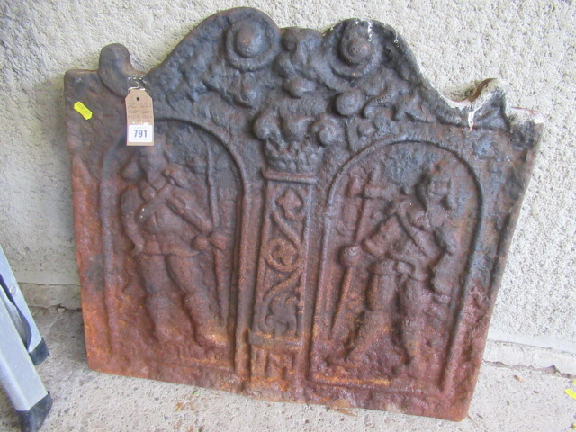 CAST IRON FIRE BACK PLATE Image