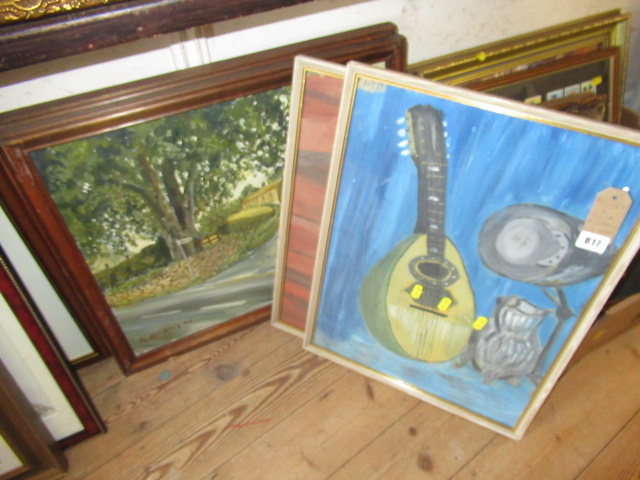 TWO OILS BY K IDESON AND TWO OTHERS Image