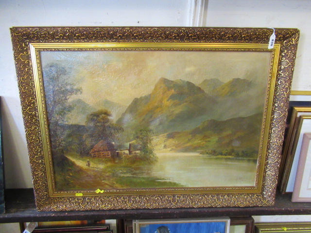 SIGNED GILT FRAMED PAINTING Image