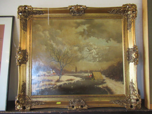 GILT FRAMED PAINTING Image