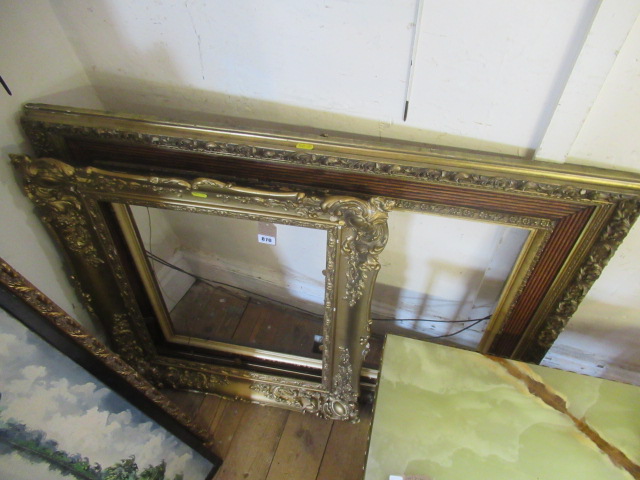 TWO ANTIQUE GILT PICTURE FRAMES Image