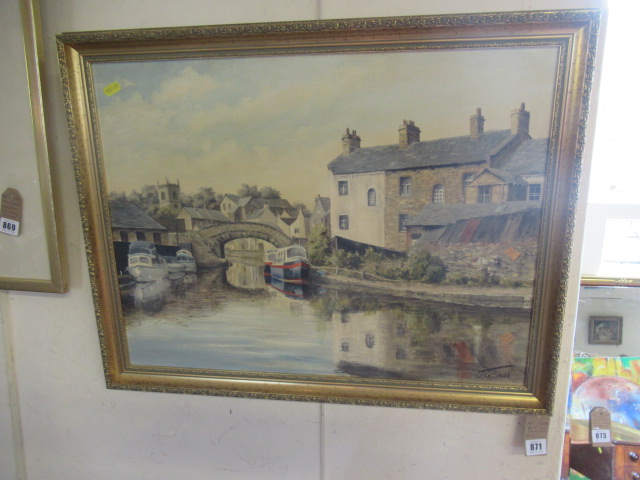 OIL ON CANVAS OF SKIPTON Image