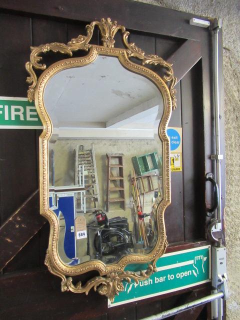 DECORATIVE GILT FRAMED MIRROR Image