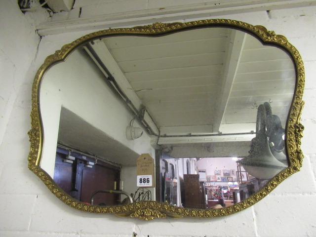 GILT FRAMED MIRROR Image