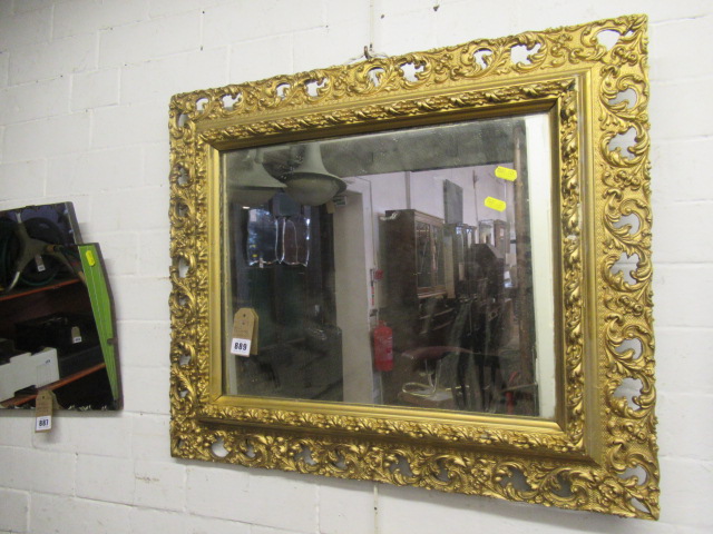 GILT FRAMED MIRROR Image