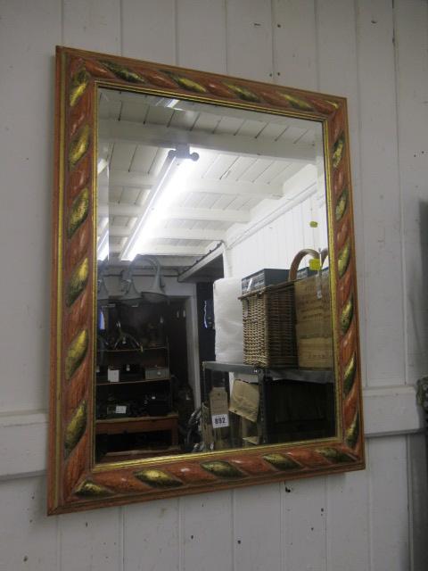 ROPE TWIST EFFECT FRAMED MIRROR Image