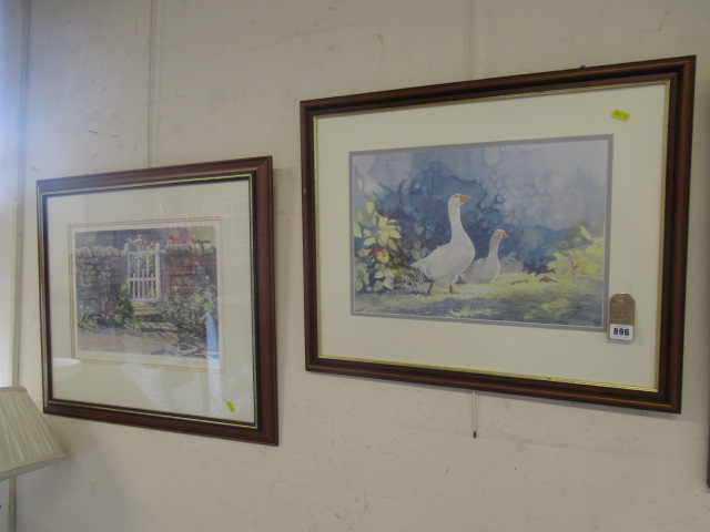 SIMON BULL PRINT OF GEESE AND ANOTHER Image