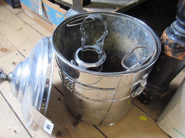 METAL COAL BUCKET AND CONTENTS Image